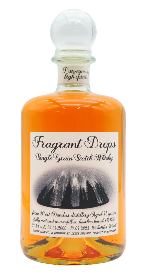 Port Dundas Fragrant Drops Single Cask #709478 - 25 Year Old 2000 Single Grain Whisky | 700ML