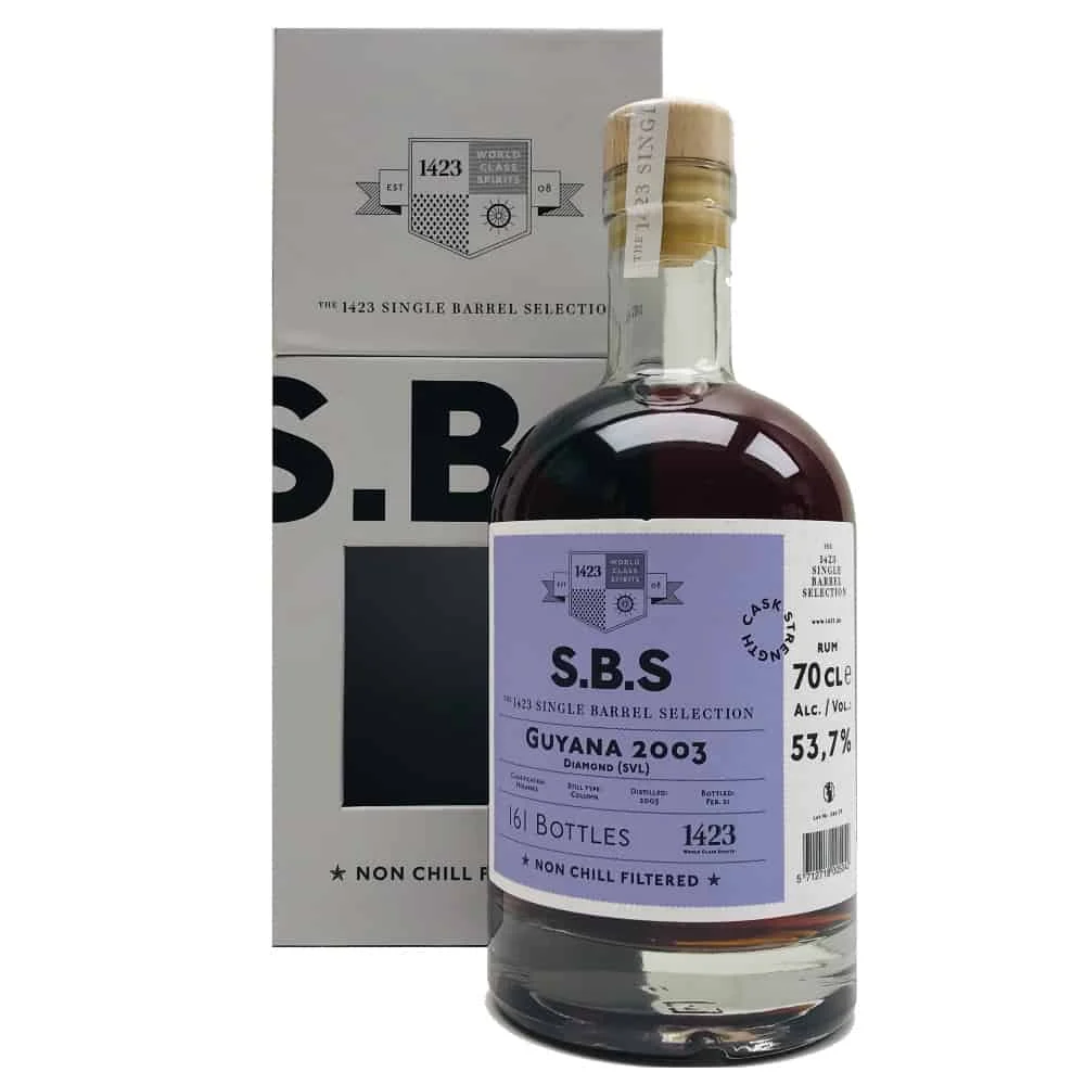 SBS Guyana 2003 Diamond SVL Savalle Still 17 Year Old Rum | 700ML
