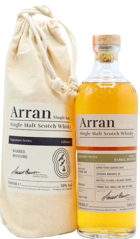 Arran Signature Series Edition #2 Barrel Bonfire 11 Year Old Single Malt Scotch Whisky | 700ML - Whiskey