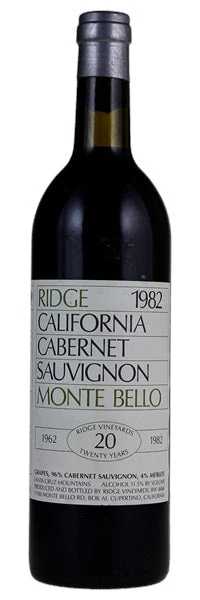 1982 | Ridge Vineyards | Monte Bello - Wine