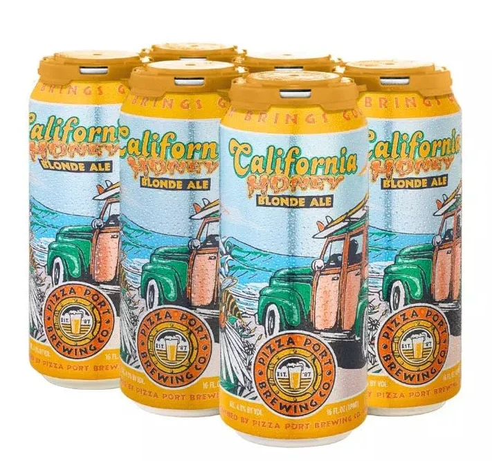 Pizza Port Brewing Co. California Honey Blonde Ale Beer | (6)*473ML - Ready To Drink