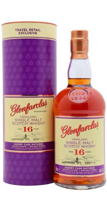 Glenfarclas 16 Year Old Highland Single Malt Scotch Whisky | 700ML - Whiskey