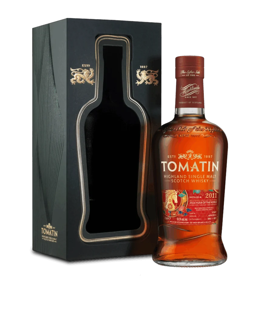 Tomatin Year of the Horse | First Fill PX Sherry Butt 2011 Single Cask Whisky | 2026 Limited Edition | 700ML - Whiskey