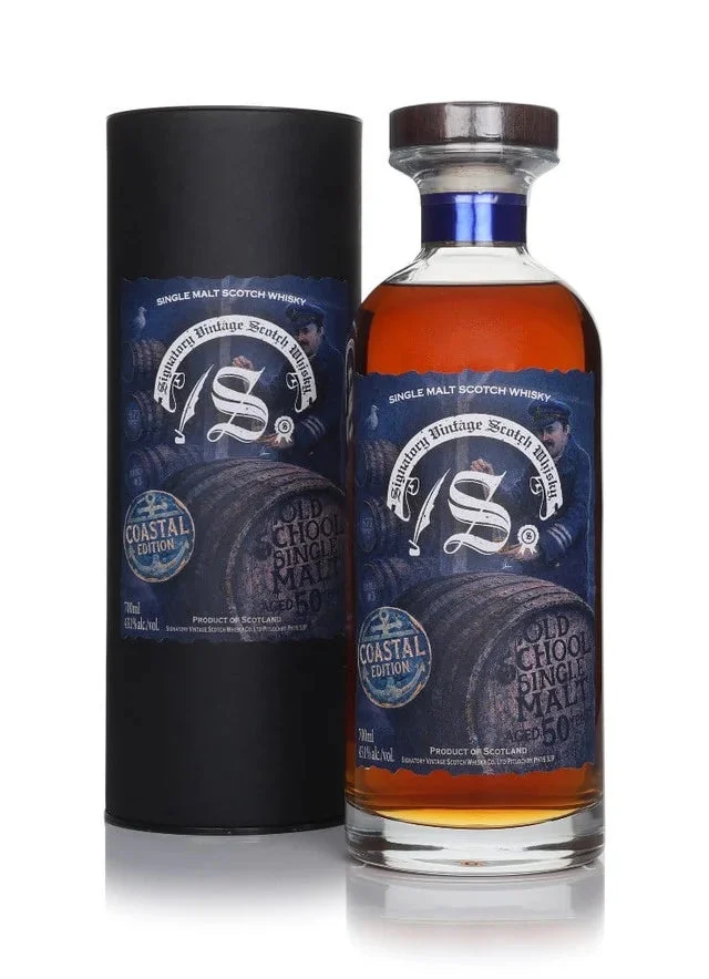 Old School 50 Year Old - Coastal Edition (Signatory) Single Malt Scotch Whisky | 700ML