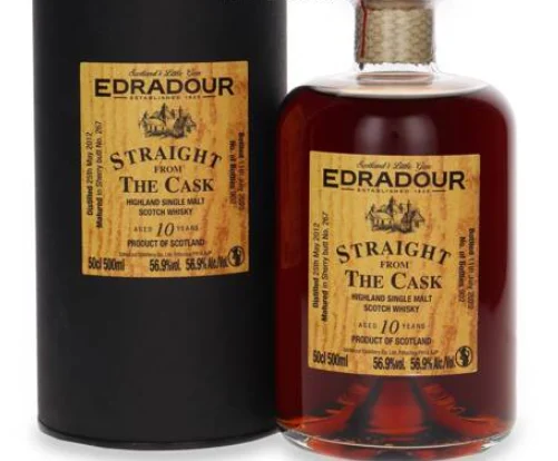 Edradour 10 Year Old (D.2012, B.2022) Straight From The Cask (Sherry Butt) 56.9% | 500ML - Whiskey