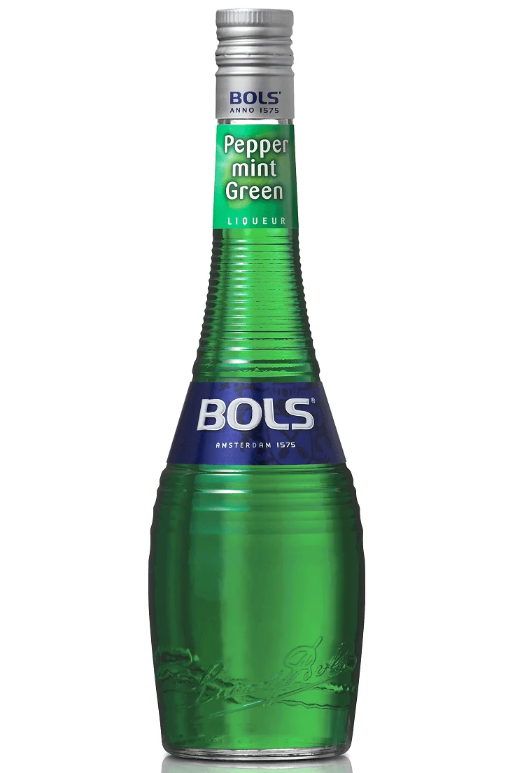Liqueur verte de menthe poivrée Bols