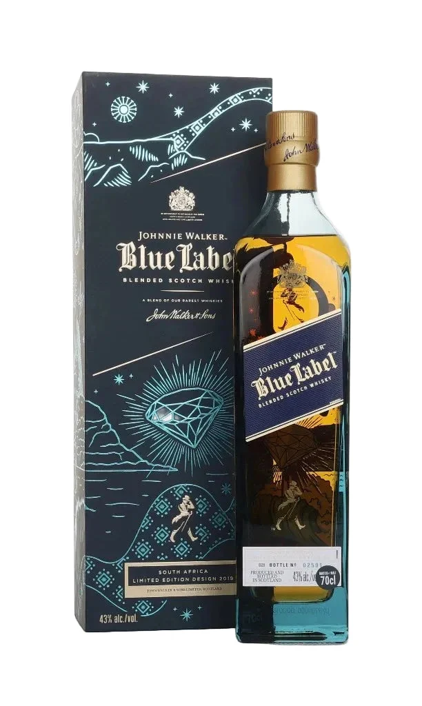 Johnnie Walker Blue Label - South Africa Limited Edition Design Blended Scotch Whisky | 700ML