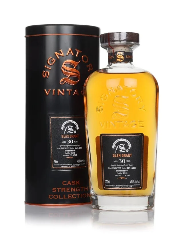 Glen Grant 30 Year Old 1995 Cask #88243 - Cask Strength Collection (Signatory) Single Malt Scotch Whisky | 700ML