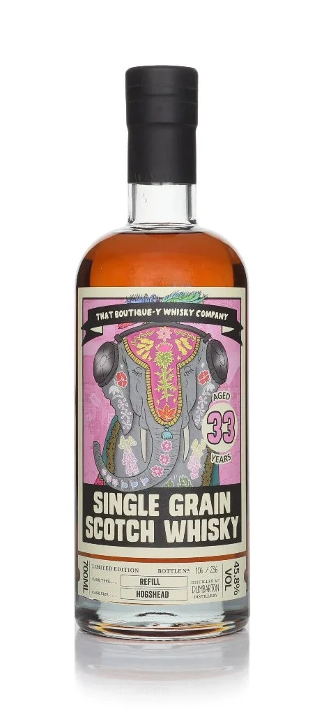 Dumbarton 33 Year Old (That Boutique-y Whisky Company) Single Malt Scotch Whisky | 700ML