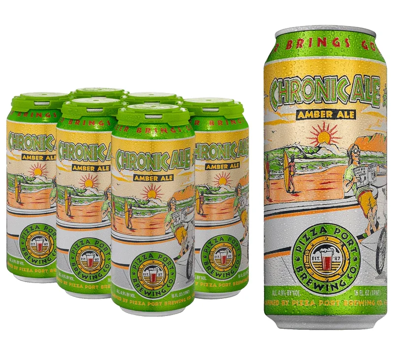 Pizza Port Brewing Co. Chronic Ale - Amber Ale Beer | (6)*473ML