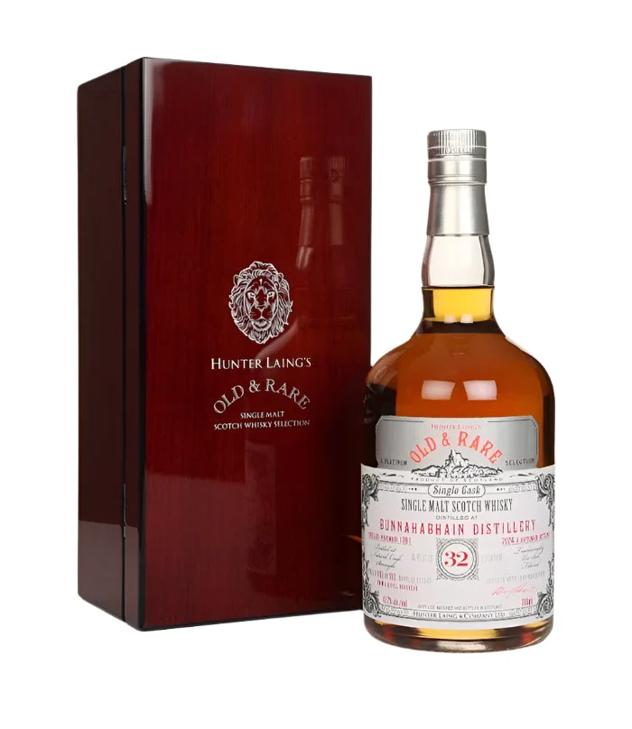 Bunnahabhain 32 Year Old 1991 - Old & Rare Platinum (Hunter Laing) Single Malt Scotch Whisky | 700ML
