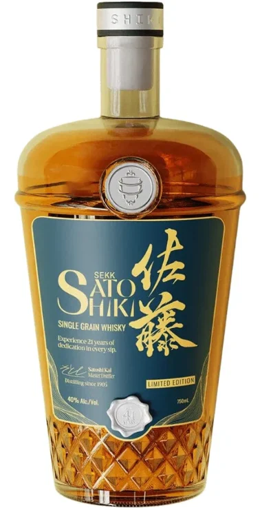Sato Shiki 21 Year Old Single Grain Whisky - Whiskey