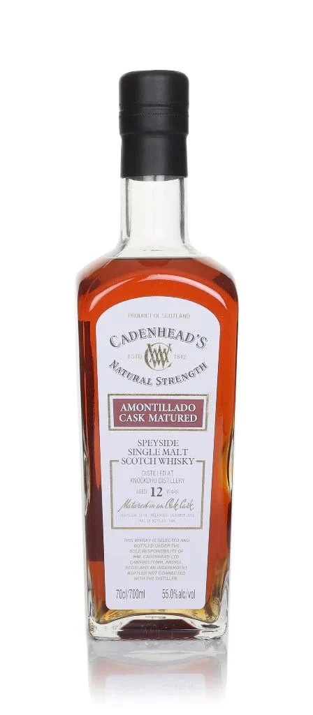 Knockdhu 12 Year Old 2013 - Cadenhead's Natural Strength Single Malt Scotch Whisky | 700ML