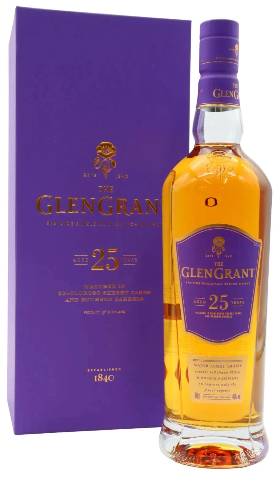 Glen Grant 2025 Release 25 Year Old Speyside Single Malt Scotch Whisky | 700ML - Whiskey