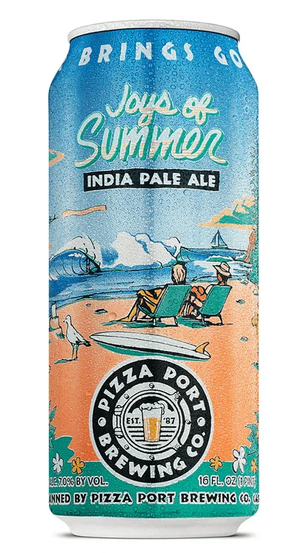 Pizza Port Brewing Co. Joys of Summer IPA Beer | (6)*473ML - Ready To Drink