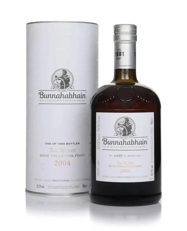 Bunnahabhain 17 Year Old 2004 Mòine Tokaji Cask Finish - Feis Ile 2022 Single Malt Scotch Whisky | 700ML