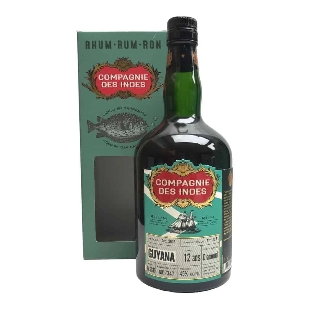 Compagnie Des Indes Guyana 12 Year Old Diamond Distillery | 700ML - Rum