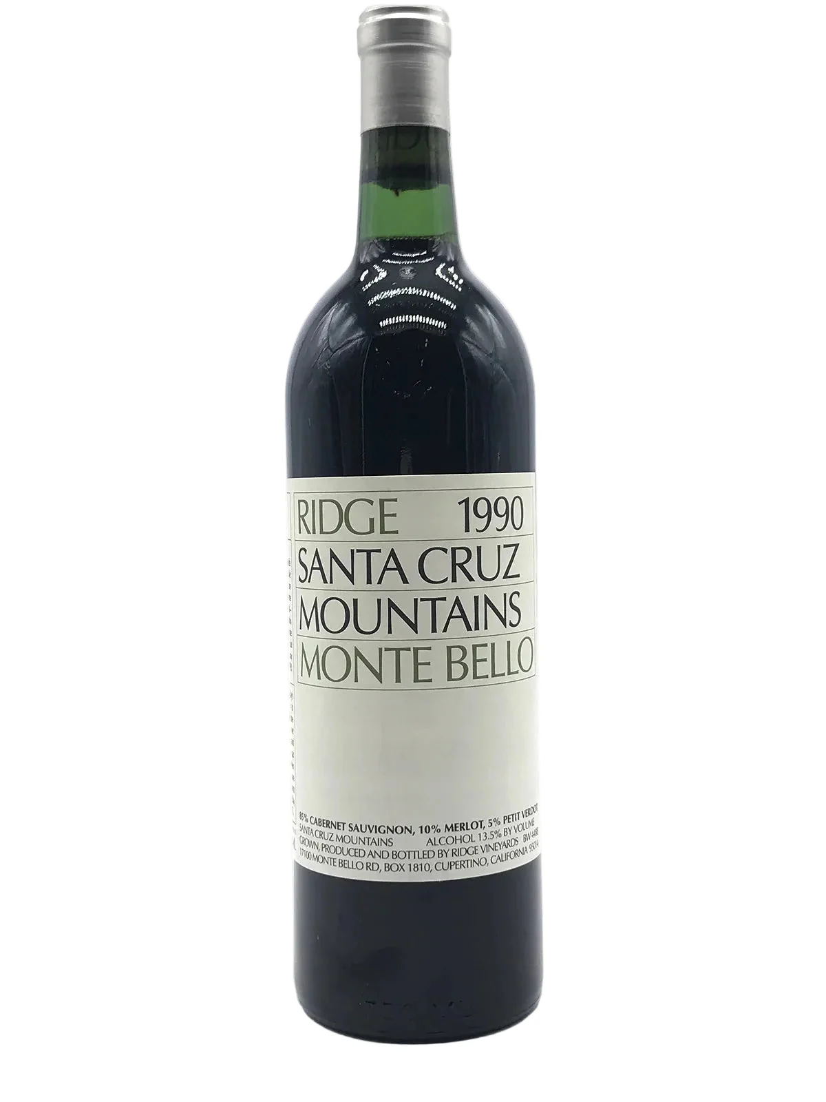 1990 | Ridge Vineyards | Monte Bello - Wine