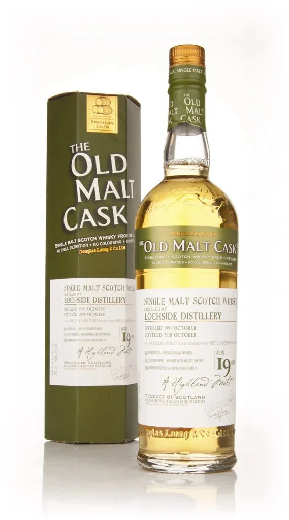 Lochside 19 Year Old 1991 Cask 6553 - Old Malt Cask (Douglas Laing) Single Malt Scotch Whisky | 700ML