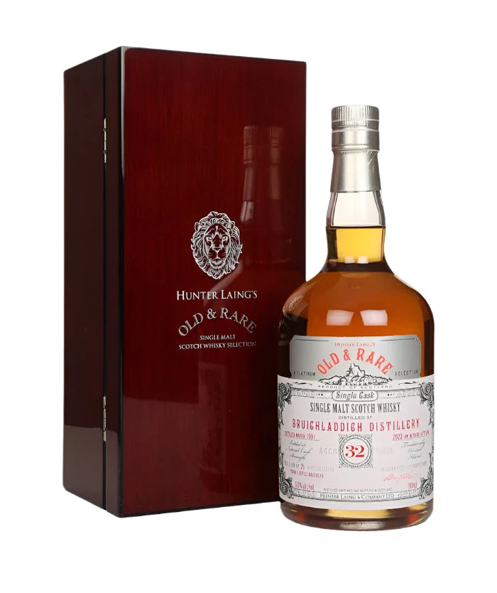 Bruichladdich 32 Year Old 1991 - Old & Rare Platinum (Hunter Laing) Single Malt Scotch Whisky | 700ML