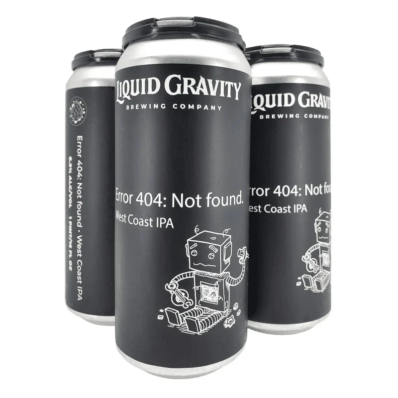 Liquid Gravity Brewing 404 Not Found West Coast IPA | (4)*473ML - Beer