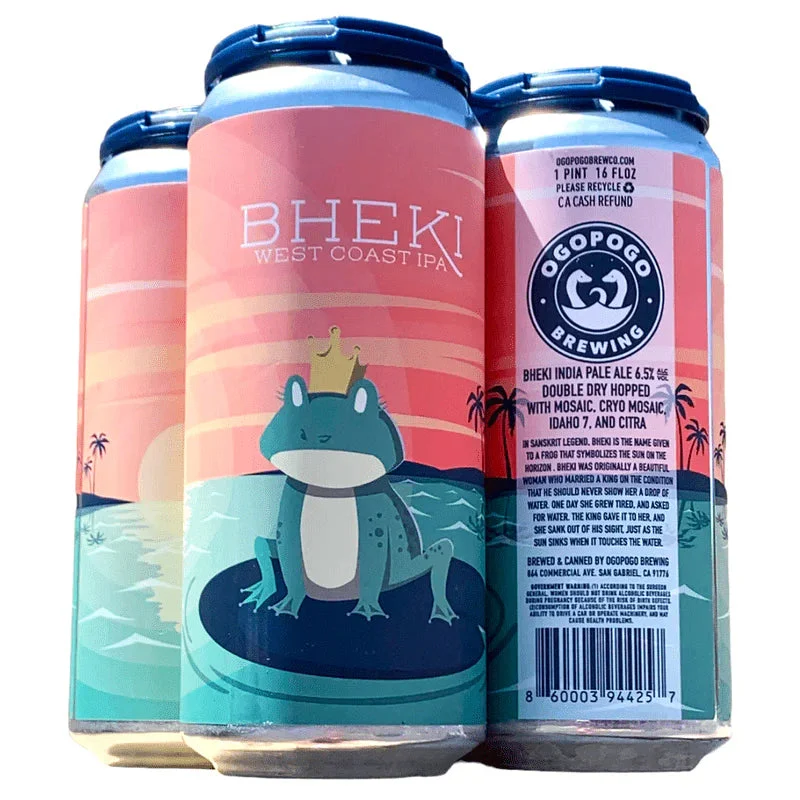 Ogopogo Brewing Co. Bheki West Coast IPA Beer | (4)*473ML