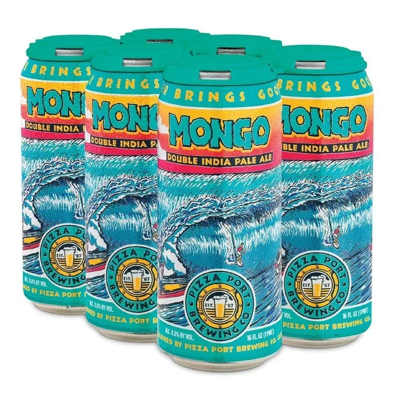 Pizza Port Brewing Co. Mongo Double IPA | (6)*473ML - Beer