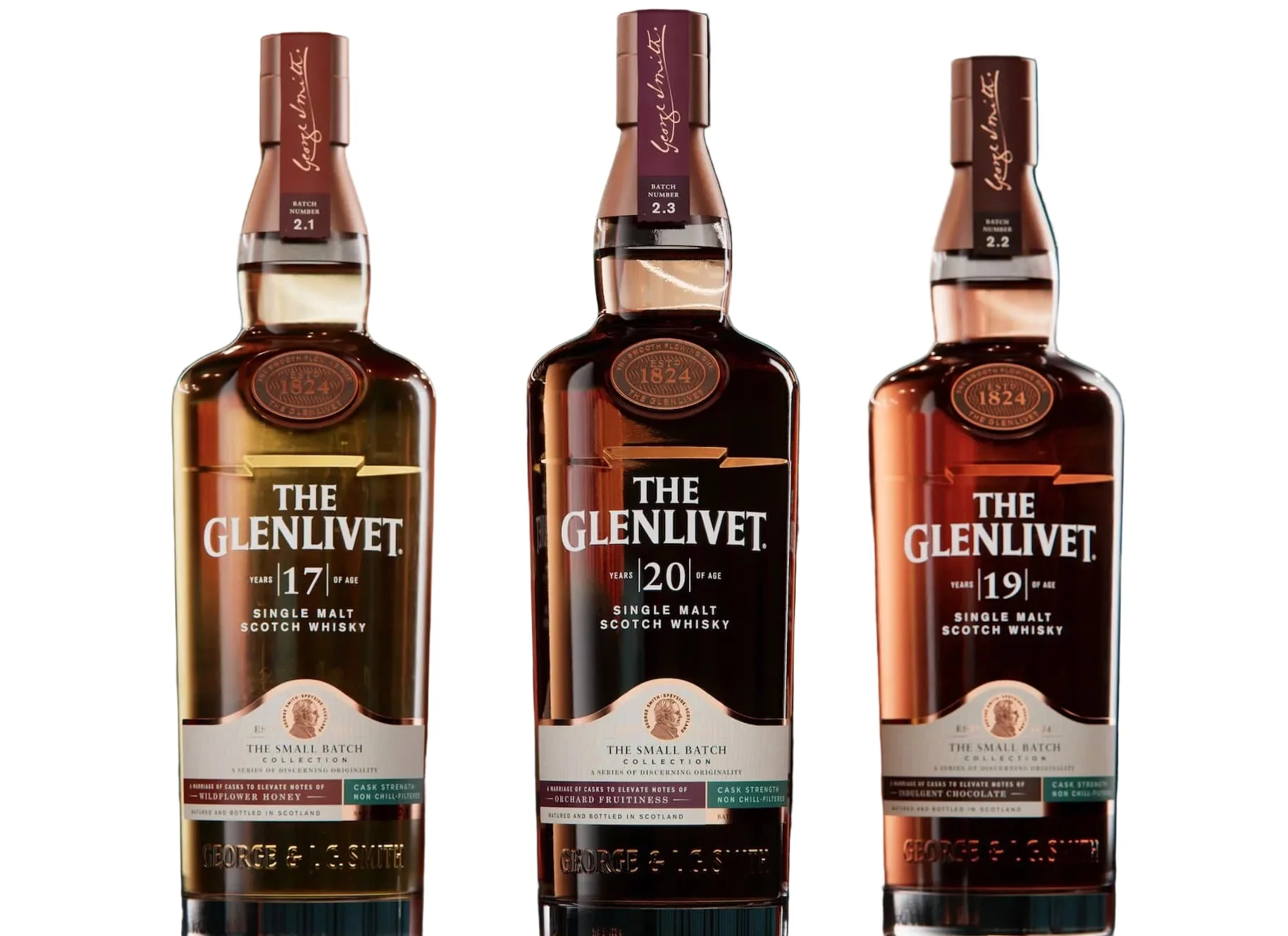 The Glenlivet | Small Batch 2026 Second Generation Collection | (3) Bottle Bundle - Whiskey