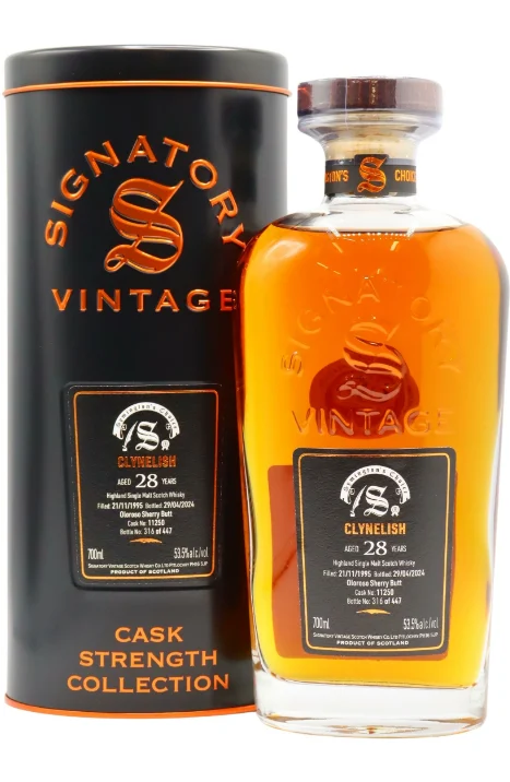 Clynelish 28 Year Old Signatory Vintage Symington's Choice Single Cask #11250 1995 Single Malt Scotch Whisky | 700ML - Whiskey
