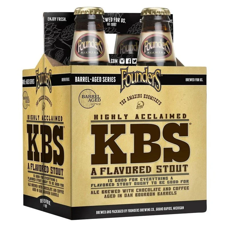 Founders Brewing Co. KBS Imperial Stout Beer | (4)*355ML