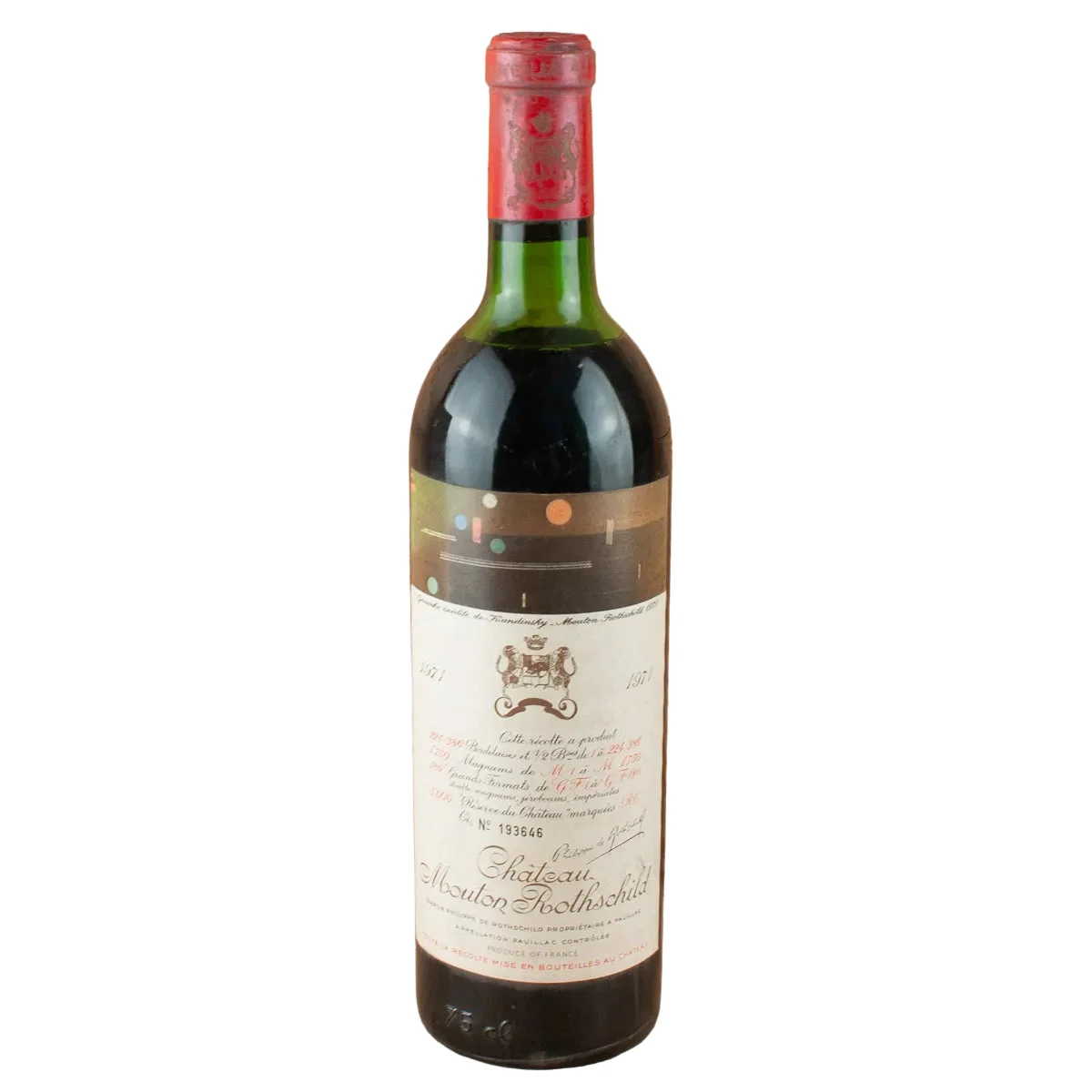 1971 | Chateau Mouton Rothschild | Pauillac - Wine