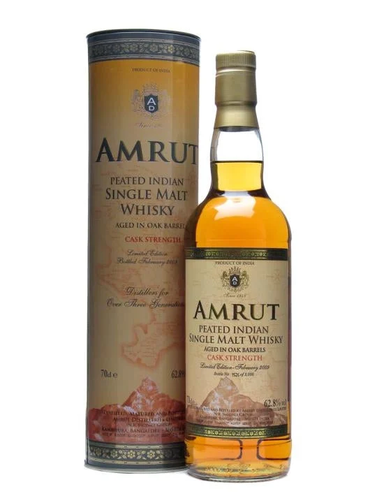 Whisky Amrut Single Malt Fuerza en barrica