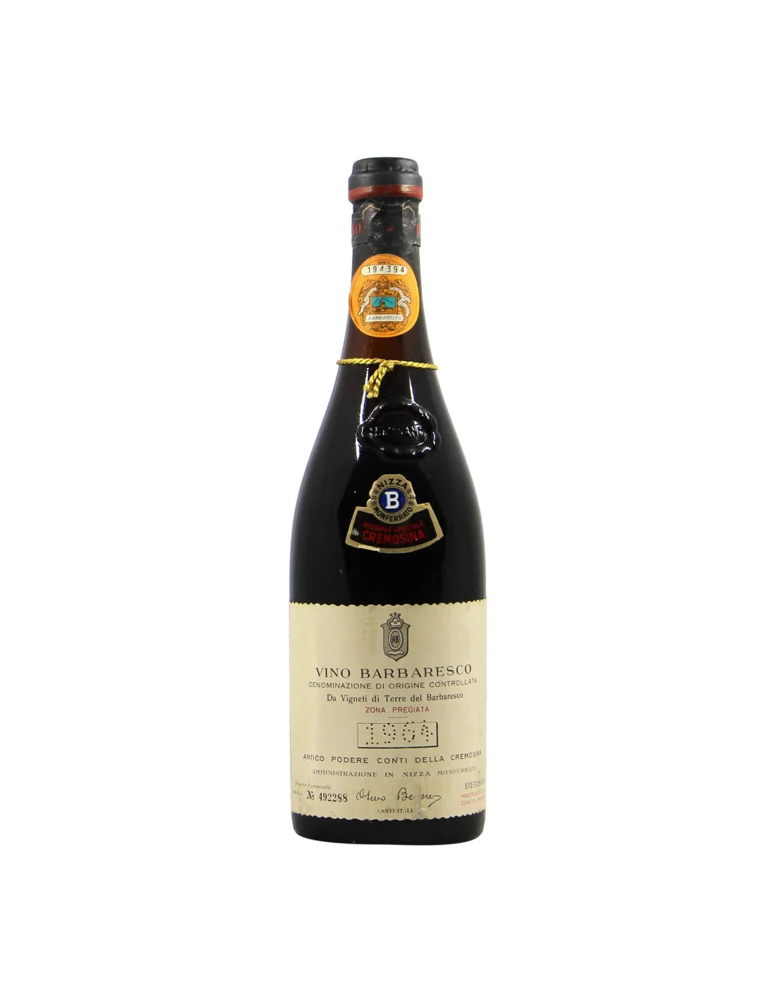 1964 | Bersano | Riserva Speciale Cremosina Barbaresco - Wine