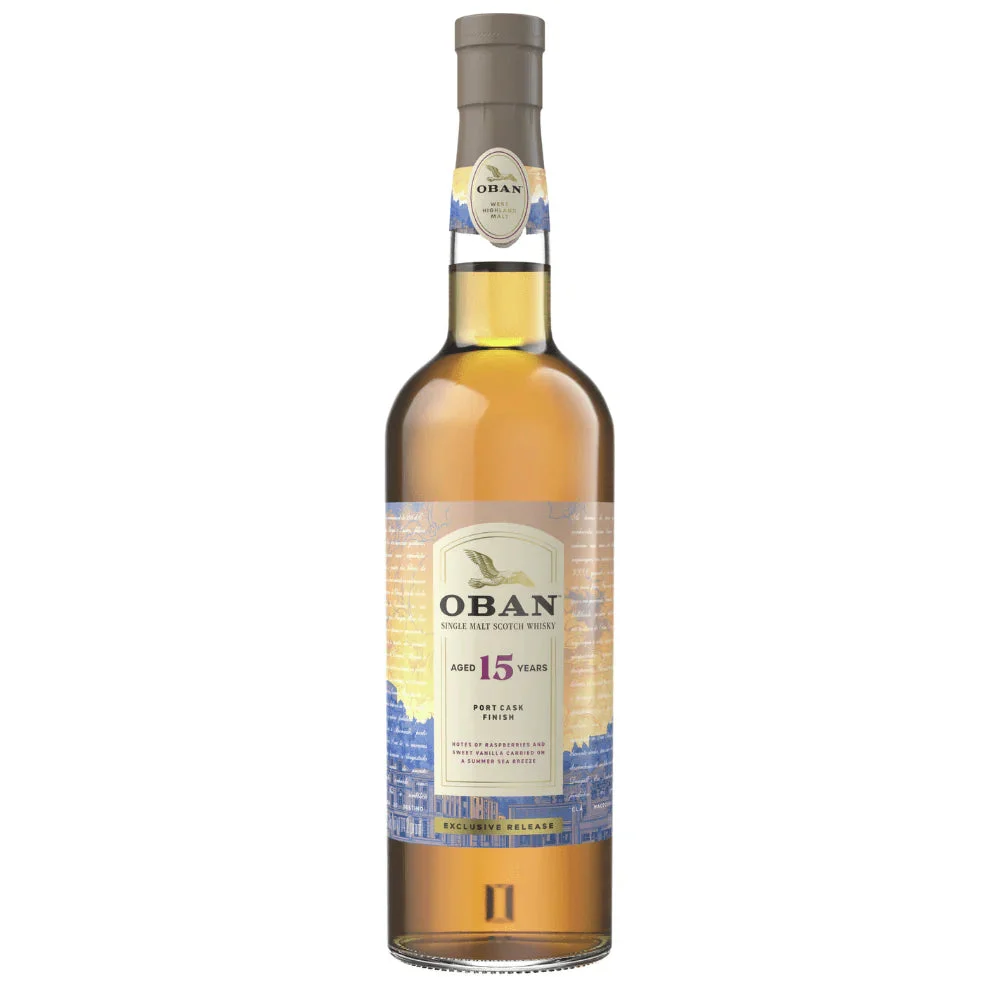 Oban 15 Port Cask Finish Single Malt Scotch Whisky | 700ML - Whiskey