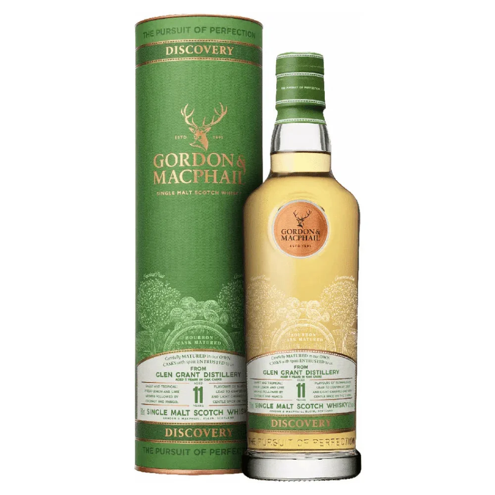 Gordon & MacPhail Discovery Glen Grant 11 Year Old Single Malt Scotch Whisky - Whiskey