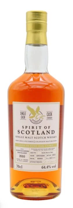 Glentauchers Spirits Of Scotland Single Cask #900601 14 Year Old · 2010 Vintage Single Malt Scotch Whisky | 700ML - Whiskey