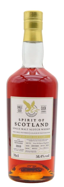 Glen Grant Spirits Of Scotland Single Cask #903223 14 Year Old · 2010 Vintage Single Malt Scotch Whisky | 700ML - Whiskey