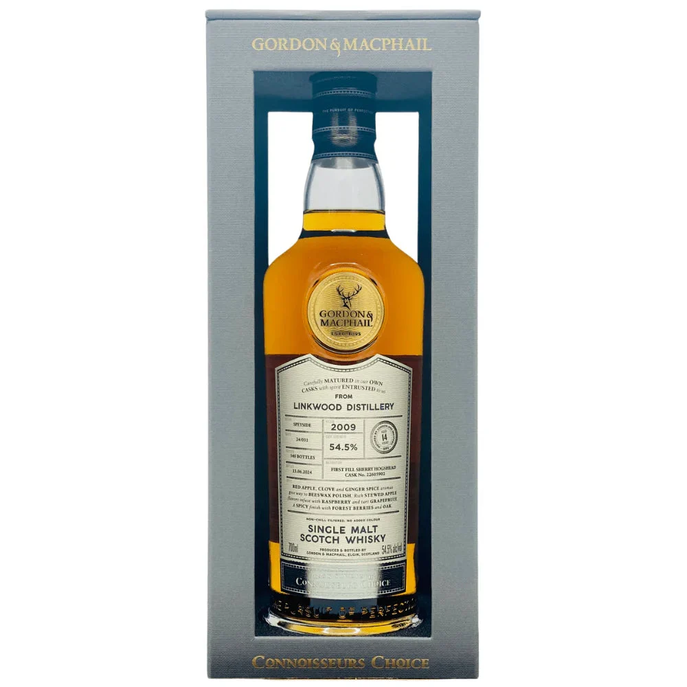 Gordon & MacPhail Linkwood 14 Year Old 2009 Release Connoisseurs Choice Single Malt Scotch Whisky - Whiskey