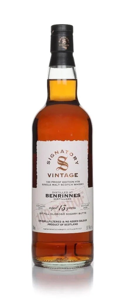 Benrinnes 13 Year Old 2012 - 100 Proof Edition #78 (Signatory) Single Malt Scotch Whisky | 700ML
