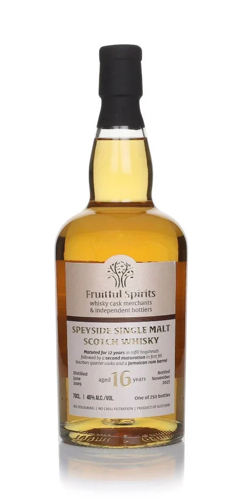 Speyside 16 Year Old 2009 - Fruitful Spirits Single Malt Scotch Whisky | 700ML