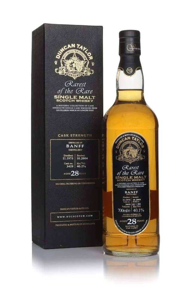 Banff 28 Year Old 1975 Cask #3419 - Rarest of the Rare (Duncan Taylor) Single Malt Scotch Whisky | 700ML