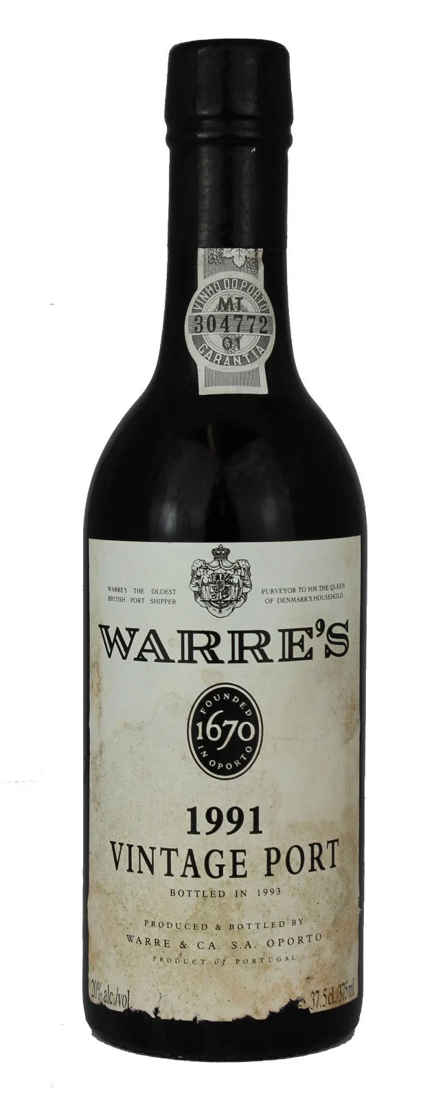 1991 | Warre's | Vintage Port (Half Bottle) - Wine