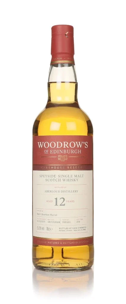 Aberlour 12 Year Old 2011 Cask #700323 Woodrow's Of Edinburgh Whisky | 700ML - Whiskey
