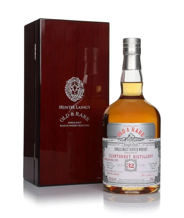 Glenturret 32 Year Old 1990 - Old & Rare Platinum (Hunter Laing) Single Malt Scotch Whisky | 700ML