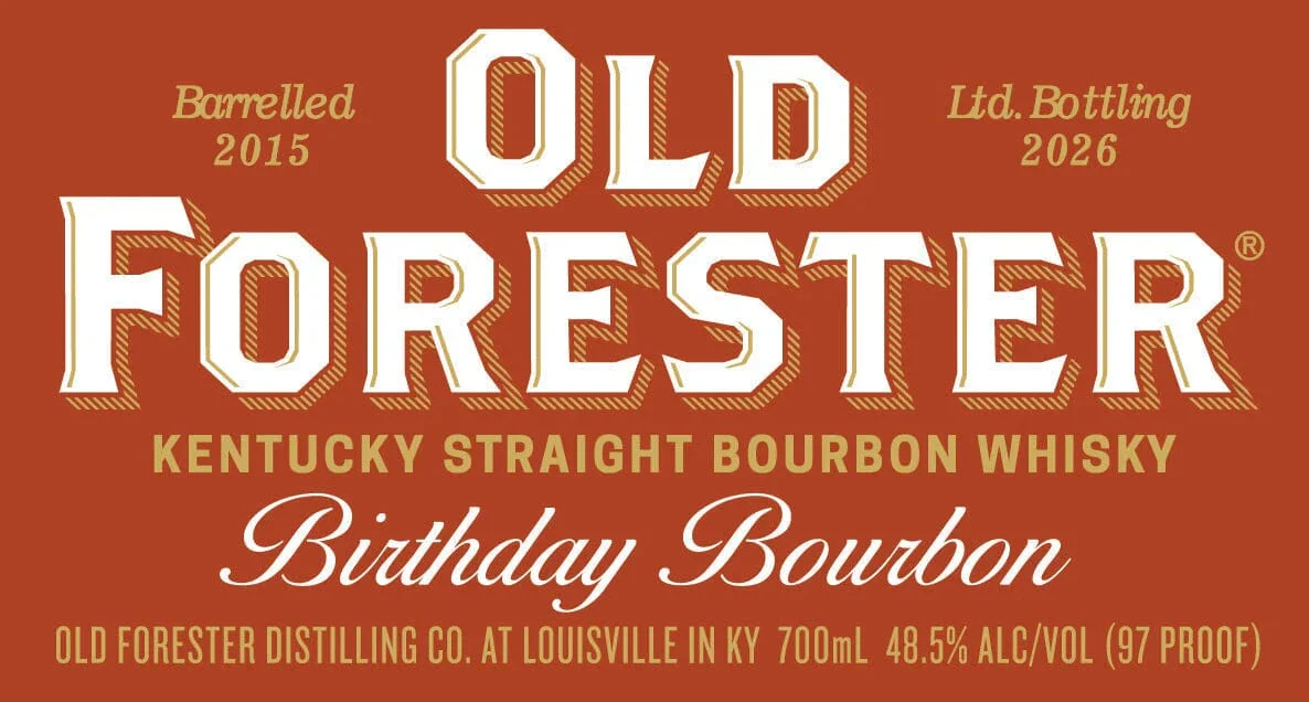 Old Forester Birthday 2026 11 Year Old Kentucky Straight Bourbon Whiskey | 700ML
