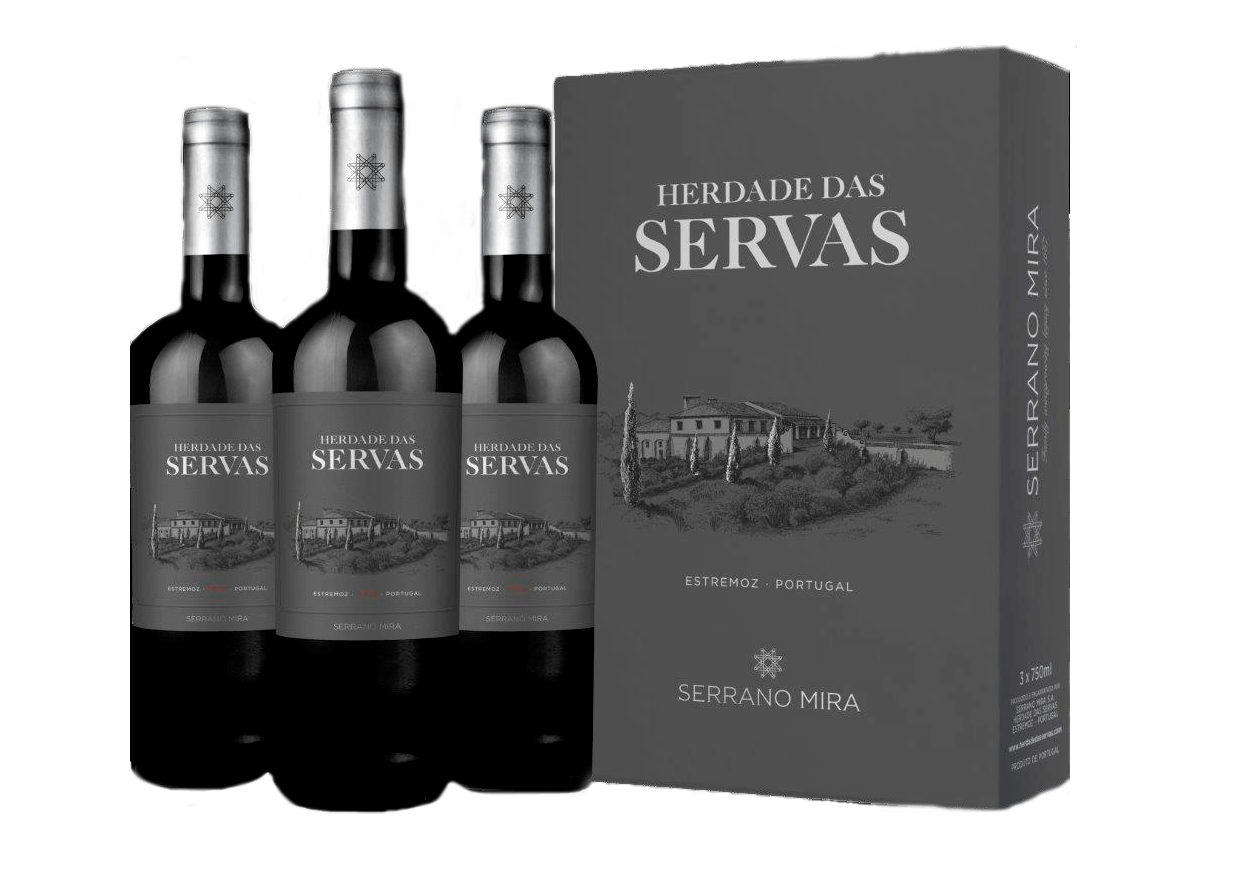 Conjunto Herdade Servas Tinto 3 Garrafas 2021 - WineVins