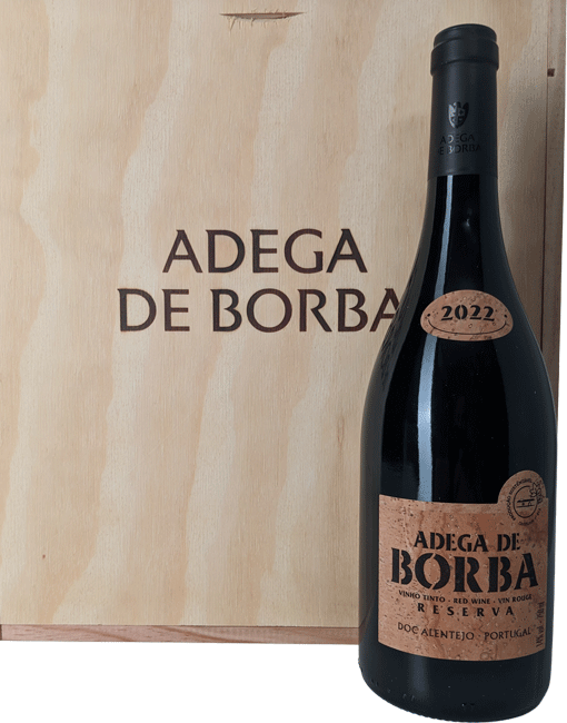 Conjunto De 3 Adega Borba Reserva Rotulo Cortiça Tinto - WineVins