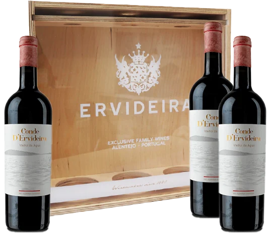 Conjunto Conde D Ervideira Vinha Da Água Tinto (3 Garrafas) - WineVins