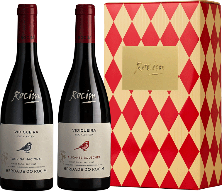 Conjunto Herdade Rocim Touriga Nacional & Alicante Tinto - WineVins