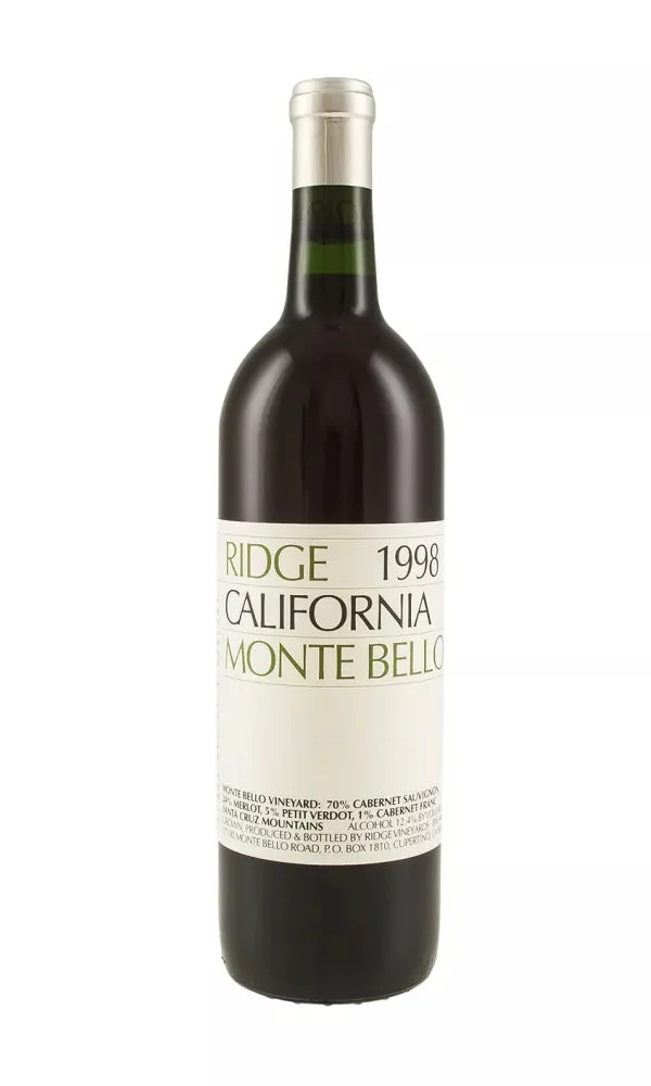 1998 | Ridge Vineyards | Monte Bello - Wine